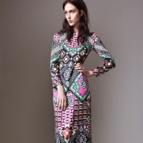 Temperley London Dresses & Skirts - Temperley London silk Geometric ASO Maxi Dress